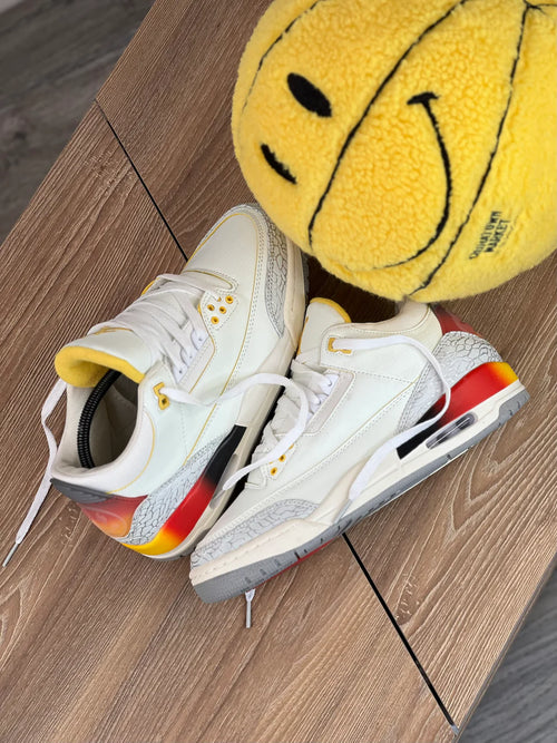 AIR JORDAN 3 X J BALVIN "RIO" WHITE